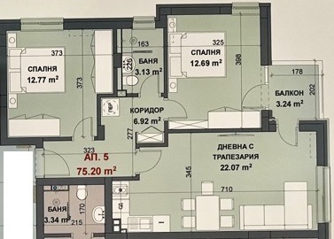 Продава 3-СТАЕН, гр. Стара Загора, Аязмото, снимка 2 - Aпартаменти - 47217590