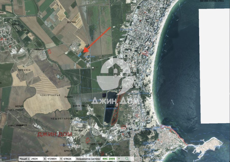 Продава ПАРЦЕЛ, к.к. Слънчев бряг, област Бургас, снимка 2 - Парцели - 52975395