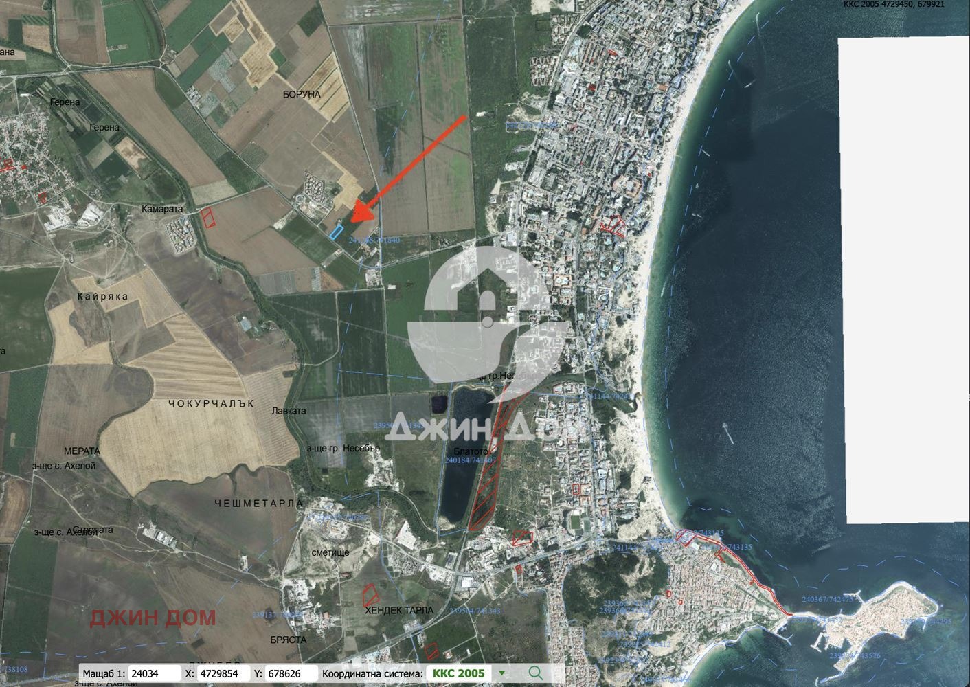 Продава ПАРЦЕЛ, к.к. Слънчев бряг, област Бургас, снимка 2 - Парцели - 53675325