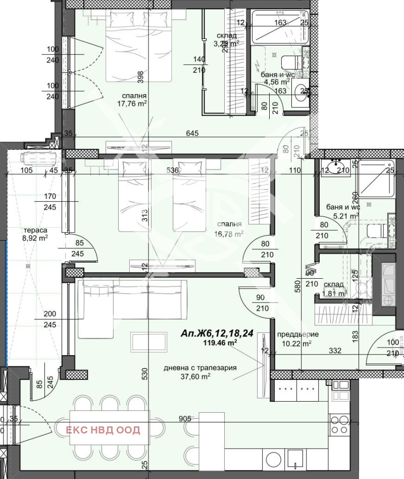 Na sprzedaż  2 sypialnie Plowdiw , Trakija , 141 mkw | 53425243