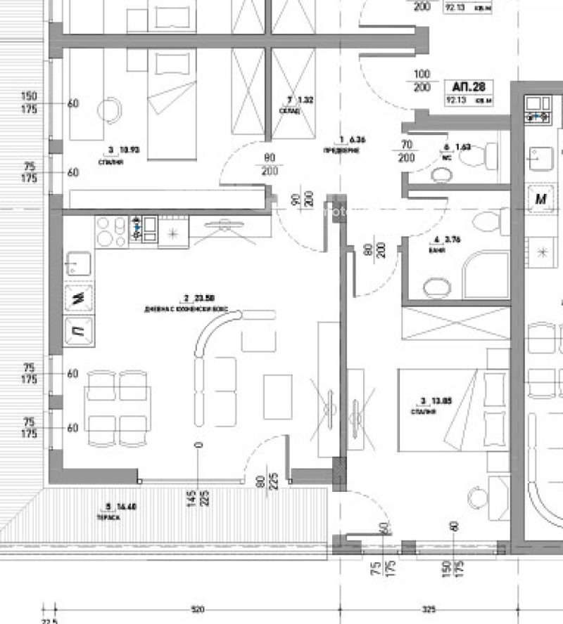 Продава 3-СТАЕН, гр. София, Малинова долина, снимка 3 - Aпартаменти - 48876056