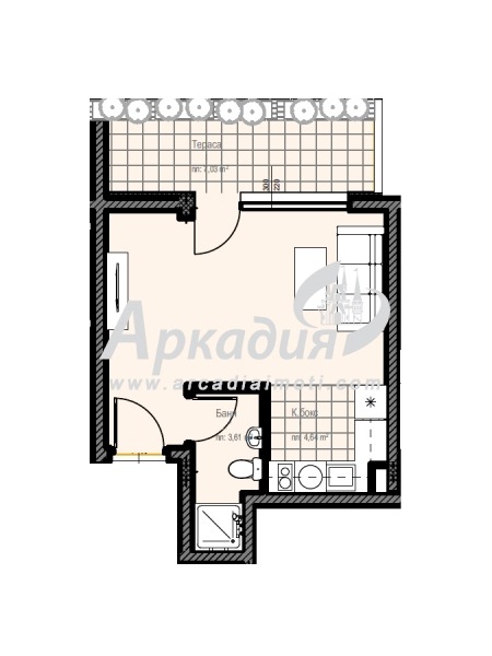 Продава 1-СТАЕН, гр. Пловдив, Кършияка, снимка 2 - Апартаменти - 53176444