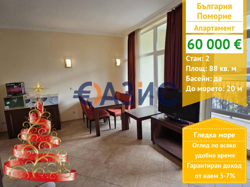 Продава 2-СТАЕН, гр. Поморие, област Бургас