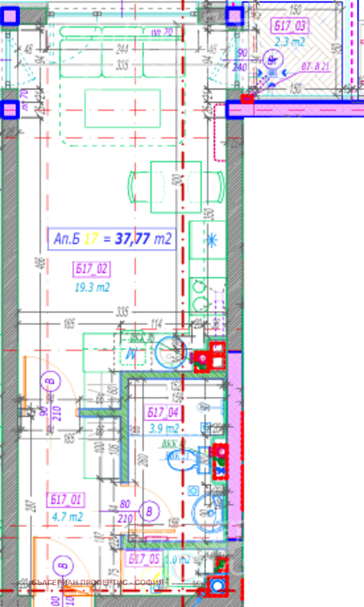Продава 1-СТАЕН, гр. София, Малинова долина, снимка 2 - Апартаменти - 53706283