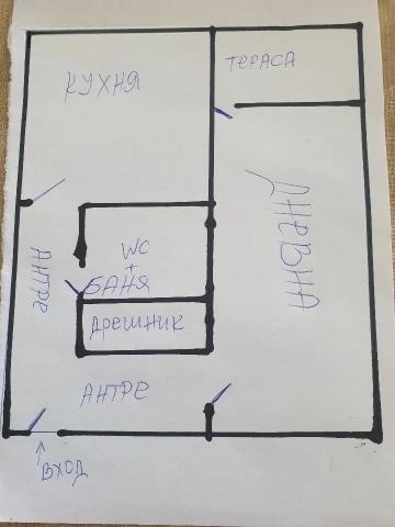 Продава 1-СТАЕН, гр. Добрич, ЖП Гара, снимка 8 - Апартаменти - 54362446