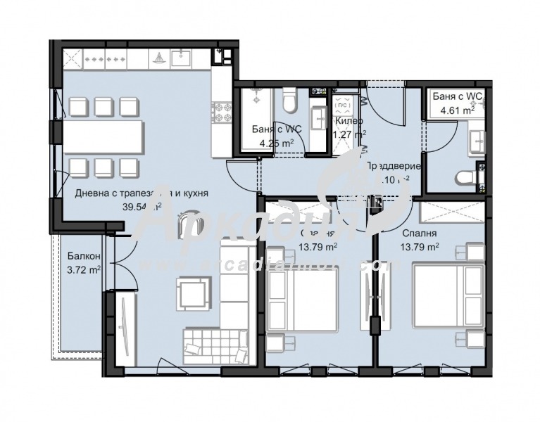 Продава 3-СТАЕН, гр. Пловдив, Христо Смирненски, снимка 2 - Aпартаменти - 47381294