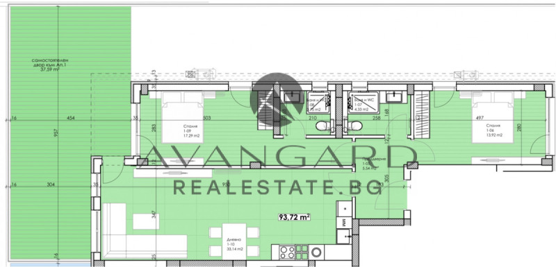 Продава  3-стаен град Пловдив , Беломорски , 143 кв.м | 46949441 - изображение [14]