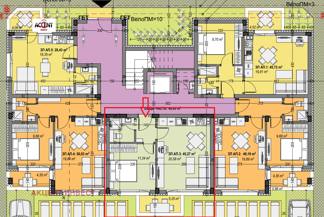 Продава 2-СТАЕН, с. Кранево, област Добрич, снимка 4 - Апартаменти - 51260066