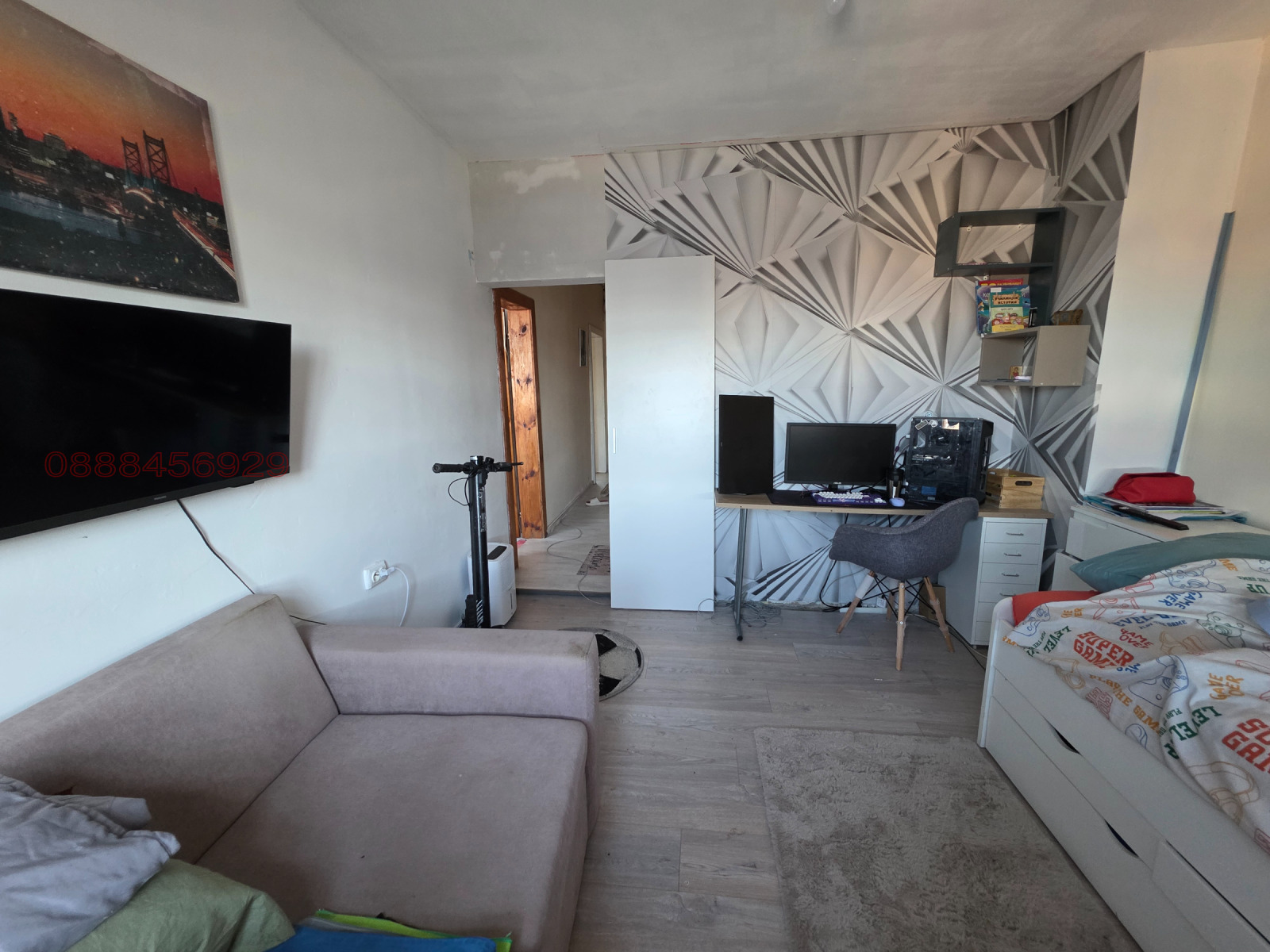 Продава 3-СТАЕН, гр. Божурище, област София област, снимка 3 - Апартаменти - 54147928