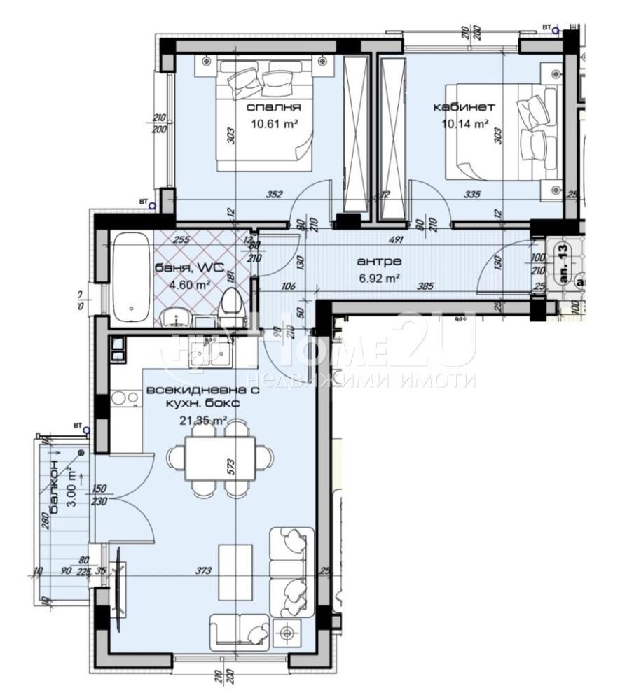 Продава 3-СТАЕН, гр. Варна, Виница, снимка 13 - Апартаменти - 55478832
