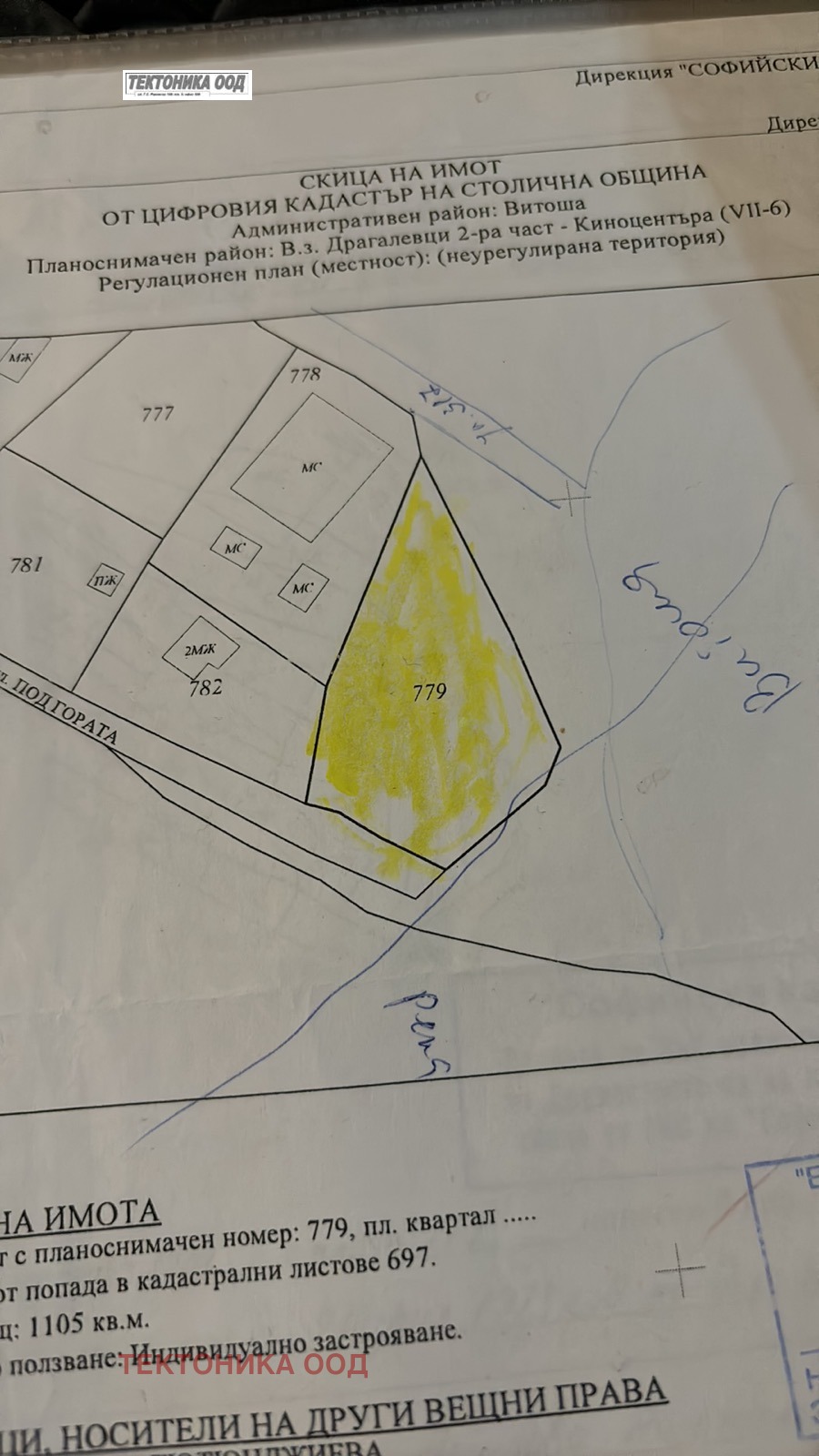 Продава ПАРЦЕЛ, гр. София, Драгалевци, снимка 2 - Парцели - 51297307