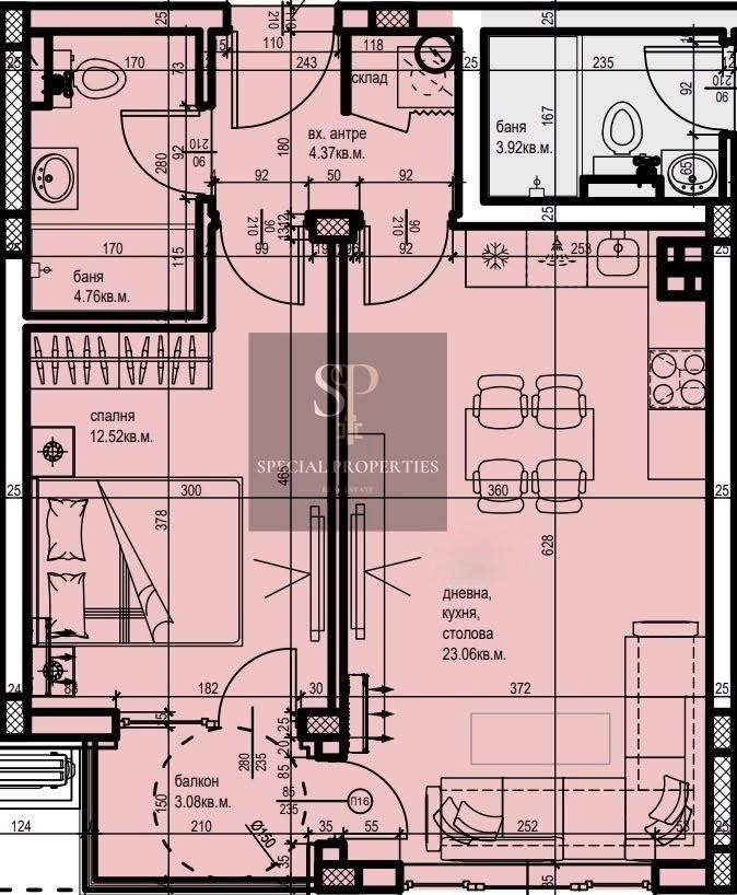 Продава 2-СТАЕН, гр. Пловдив, Остромила, снимка 2 - Апартаменти - 54052850