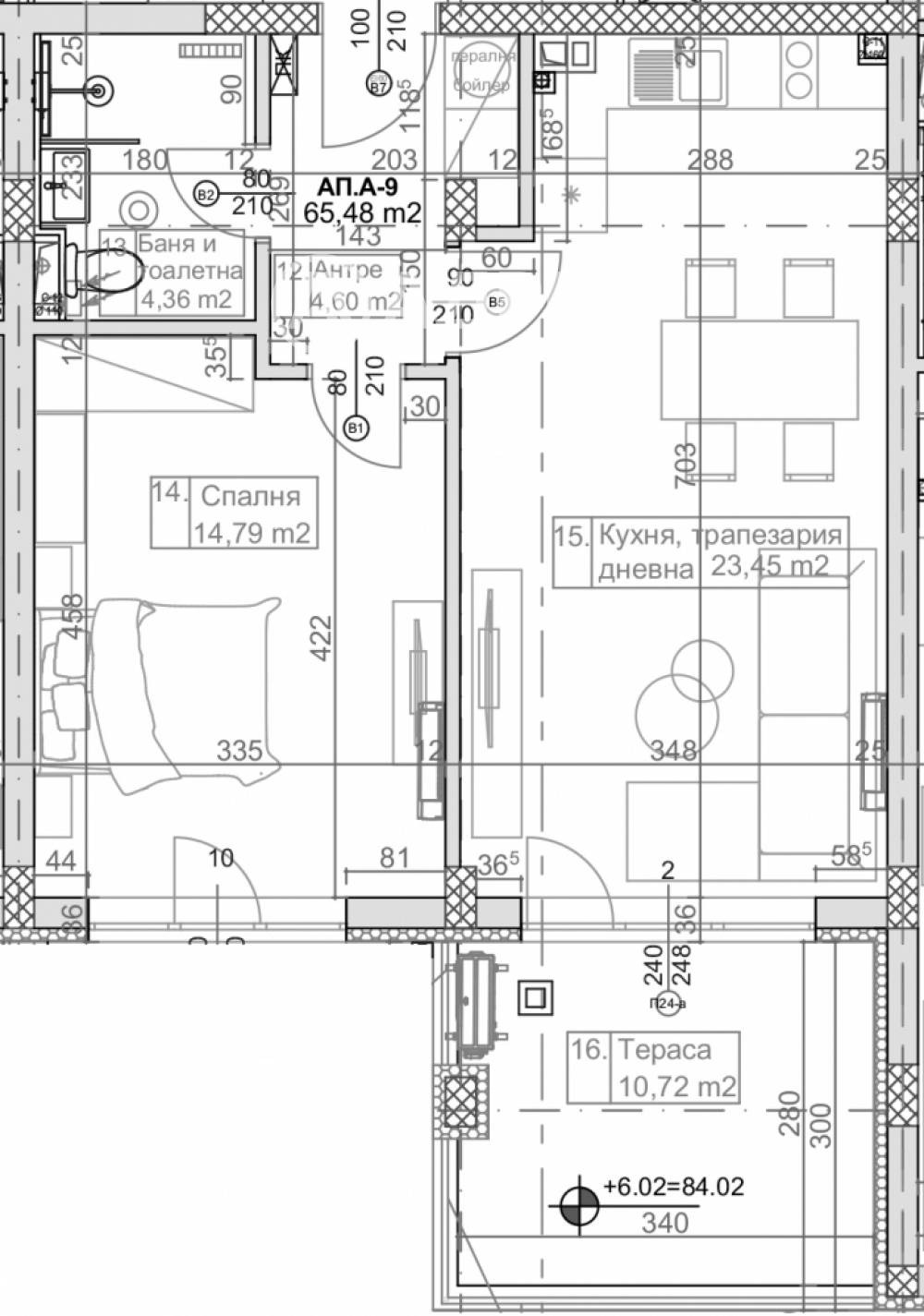 Продава 2-СТАЕН, гр. Варна, к.к. Слънчев ден, снимка 2 - Апартаменти - 55090752