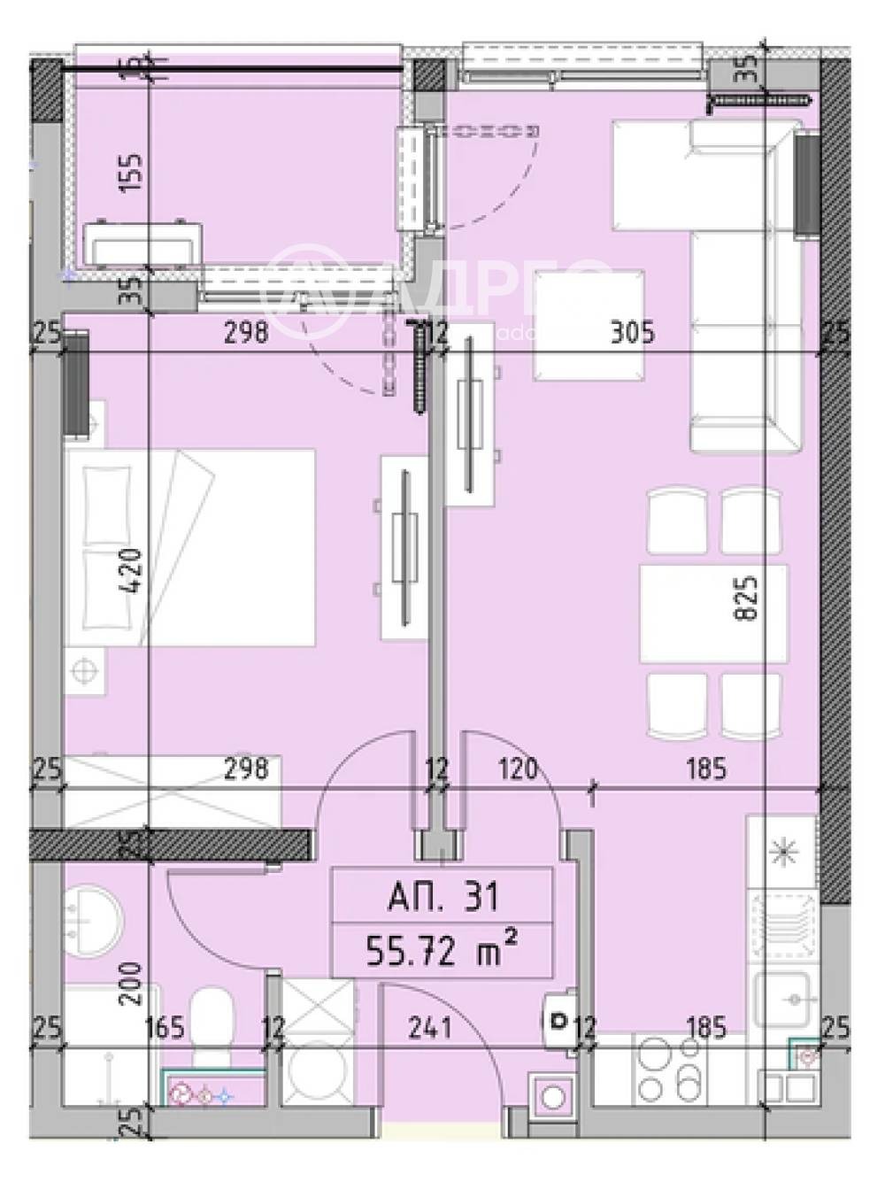 Продава 2-СТАЕН, гр. София, Малинова долина, снимка 4 - Апартаменти - 56720728