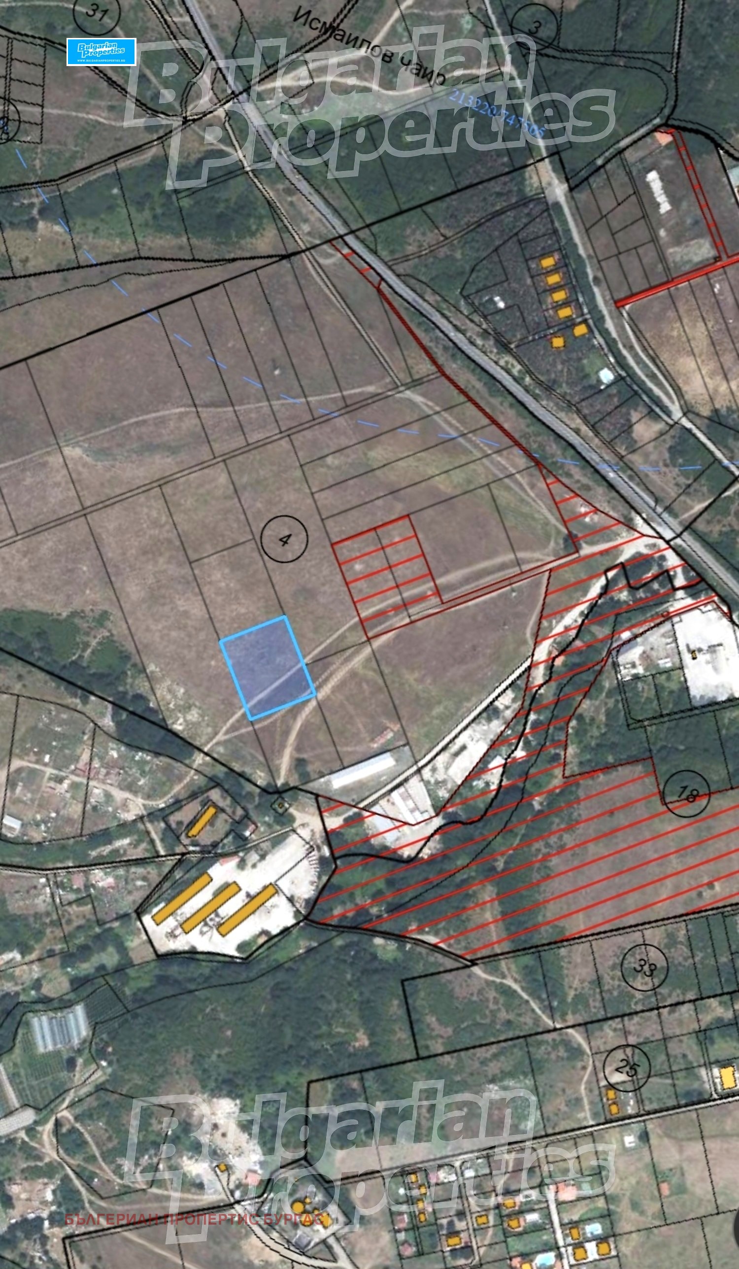 Продава ЗЕМЕДЕЛСКА ЗЕМЯ, с. Лозенец, област Бургас