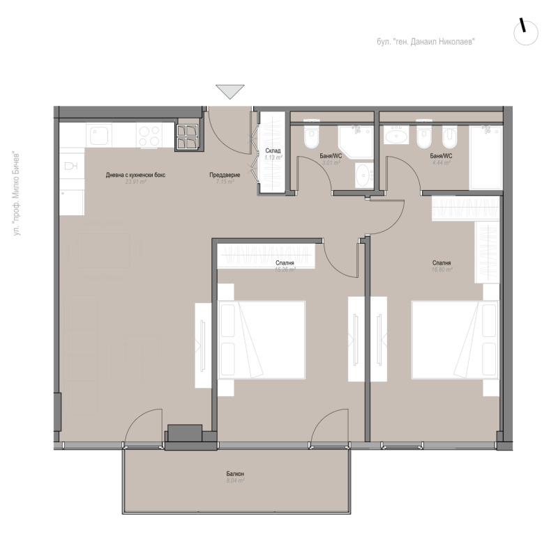 For Sale  2 bedroom Sofia , Tsentar , 118 sq.m | 47440465