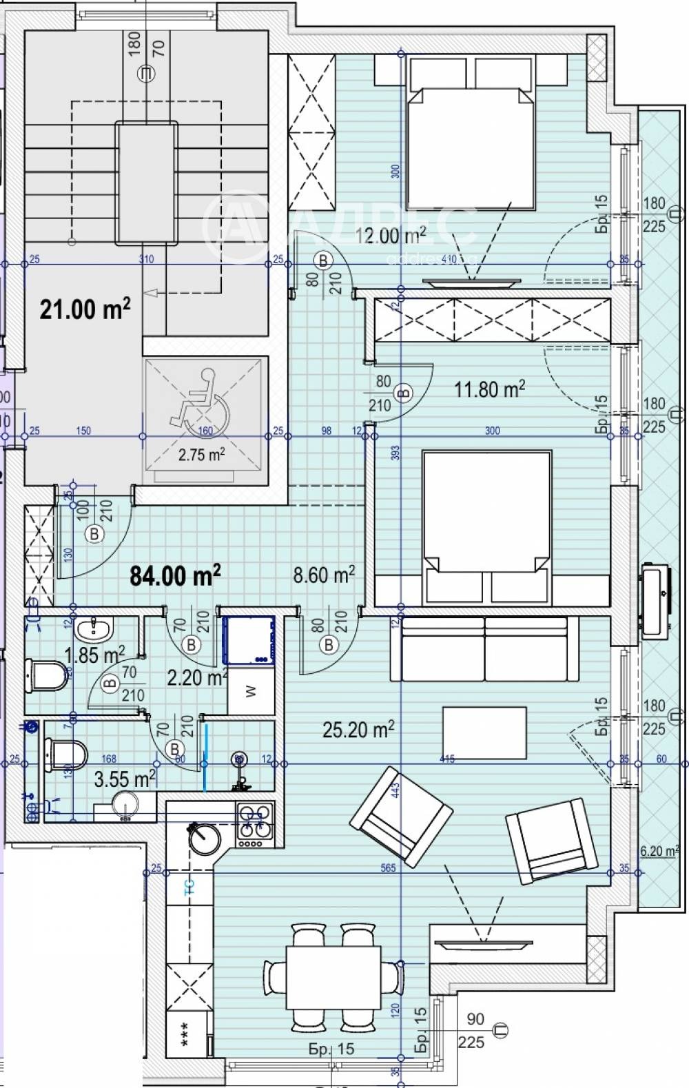 Продава 3-СТАЕН, гр. София, Център, снимка 4 - Апартаменти - 53005715