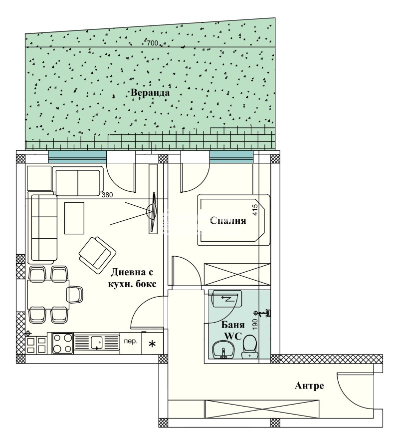 En venta  1 dormitorio Plovdiv , Vastanicheski , 82 metros cuadrados | 13872978 - imagen [2]