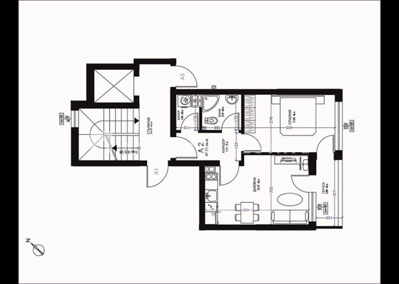 Продава 2-СТАЕН, гр. Пловдив, Съдийски, снимка 2 - Aпартаменти - 48280874