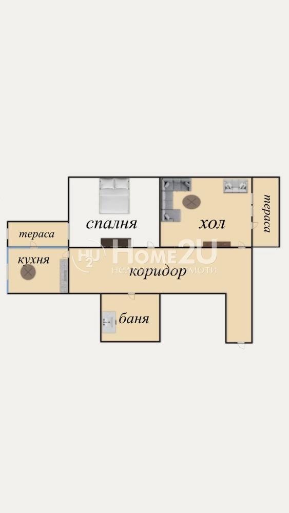 Продава 2-СТАЕН, гр. Пловдив, Кючук Париж, снимка 8 - Апартаменти - 54006174