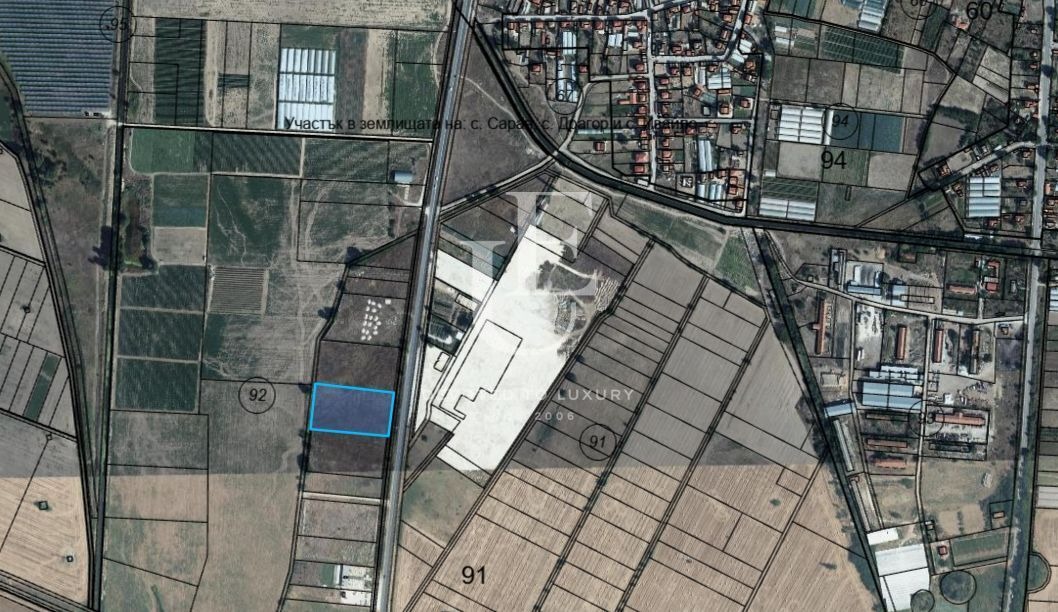 Продава ПАРЦЕЛ, с. Сарая, област Пазарджик, снимка 2 - Парцели - 54731607