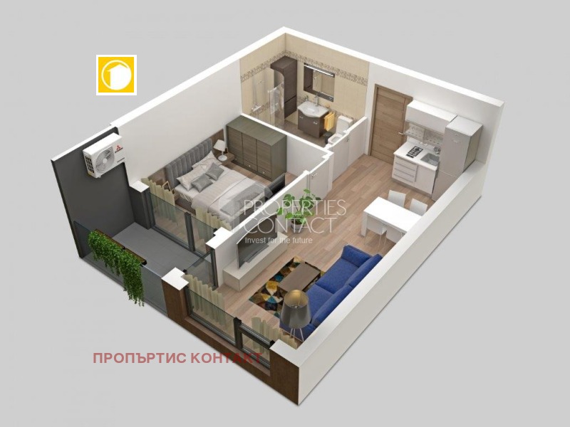 Продава 2-СТАЕН, к.к. Слънчев бряг, област Бургас, снимка 3 - Апартаменти - 53363081