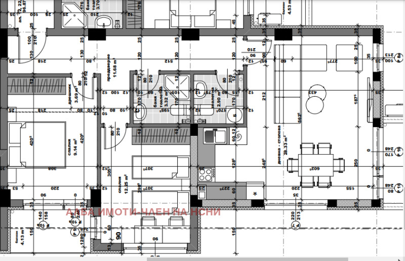 Zu verkaufen  2 Schlafzimmer Stara Zagora , Tri tschutschura - sewer , 117 qm | 75881403 - Bild [3]