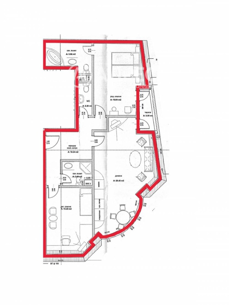 Продава 3-СТАЕН, гр. София, Манастирски ливади, снимка 4 - Апартаменти - 53510987