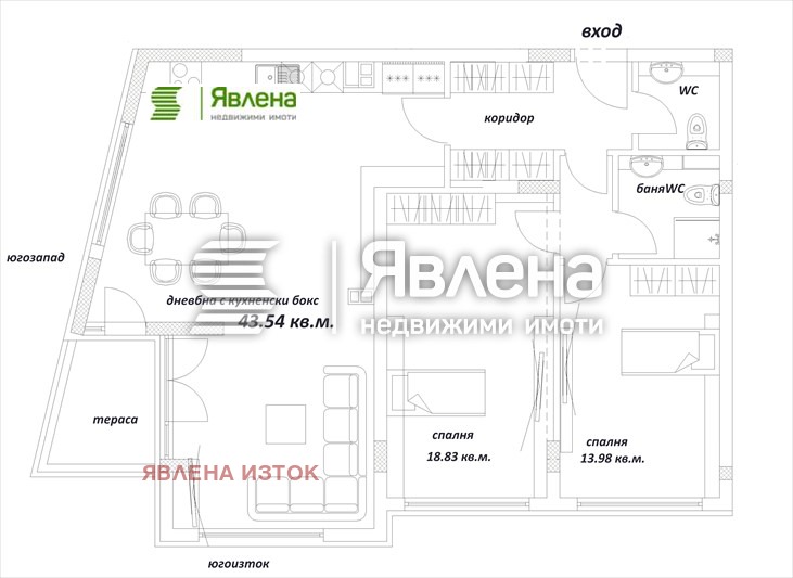 Продава 3-СТАЕН, гр. София, Дианабад, снимка 9 - Апартаменти - 54528731