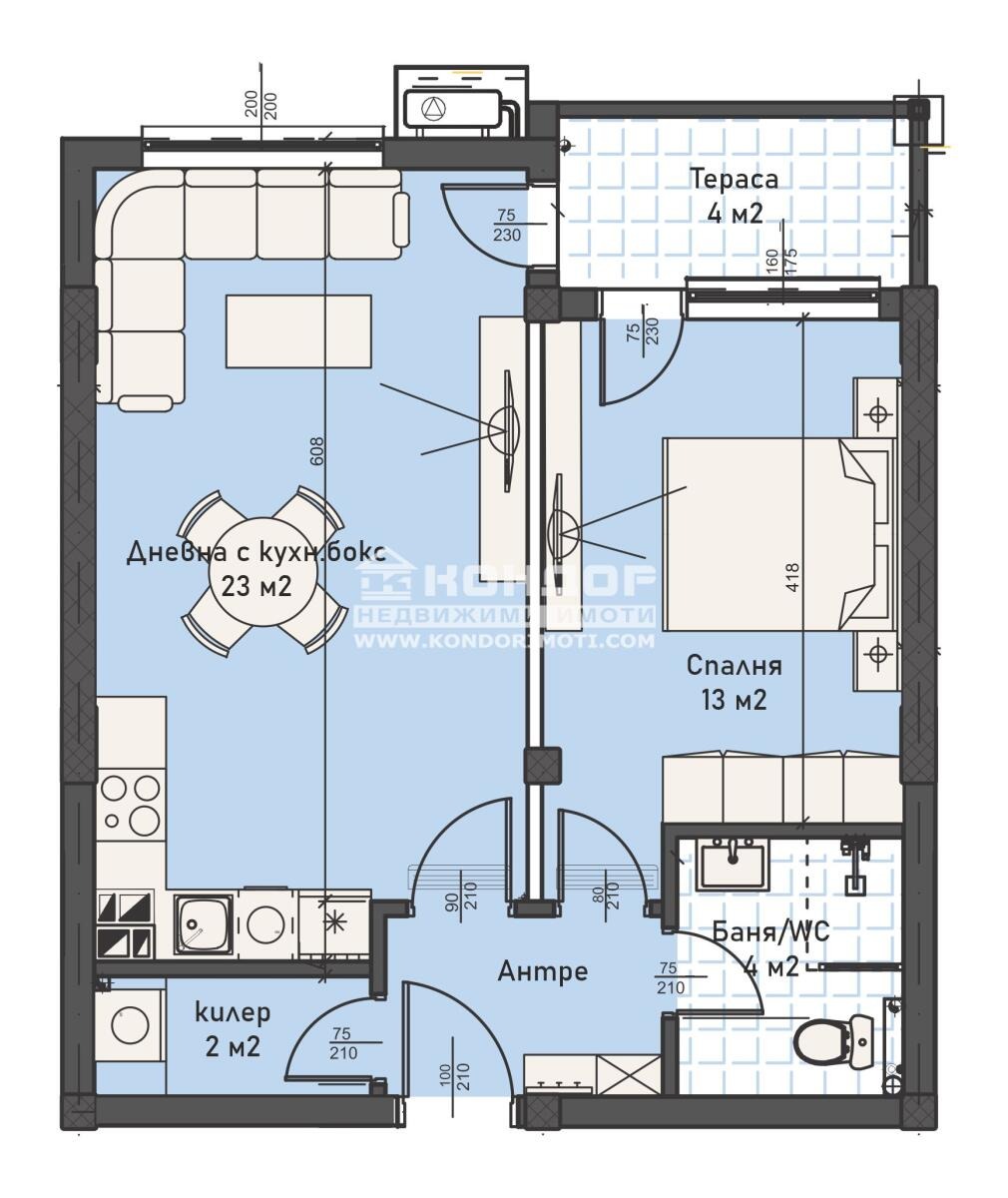 Продава 2-СТАЕН, гр. Пловдив, Кършияка, снимка 5 - Апартаменти - 53824752