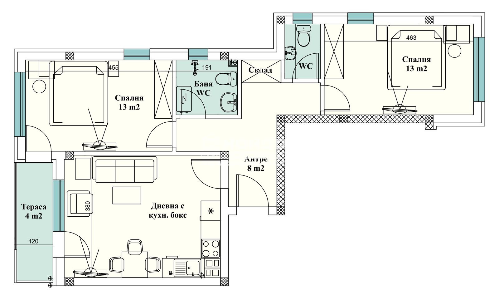 Продава 3-СТАЕН, гр. Пловдив, Въстанически, снимка 2 - Апартаменти - 49954681