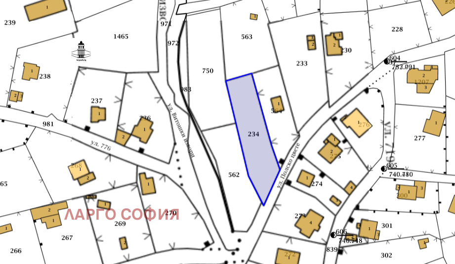 Продава ПАРЦЕЛ, гр. София, Княжево, снимка 2 - Парцели - 53657210