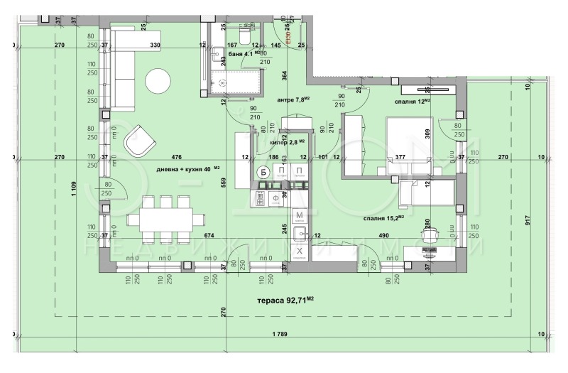 Продава 3-СТАЕН в град Стара Загора, Самара 3 - 224 кв.м / 223 900 € » 437 910.34 лв., ИМОТИ ЕСДОМ