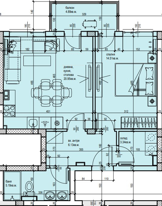 En venta  1 dormitorio Plovdiv , Ostromila , 76 metros cuadrados | 88243873 - imagen [2]