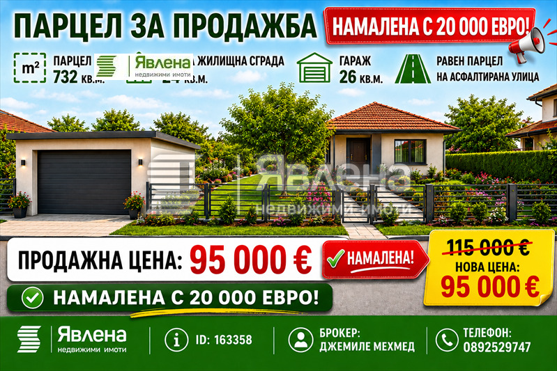 Продава ПАРЦЕЛ, гр. Бургас, Банево