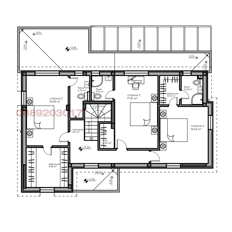 Προς πώληση  σπίτι περιοχή Plovdiv , Μαρκοβο , 260 τ.μ | 90143227 - εικόνα [6]