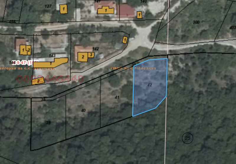 For Sale  Plot region Plovdiv , Belashtitsa , 535 sq.m | 35279198