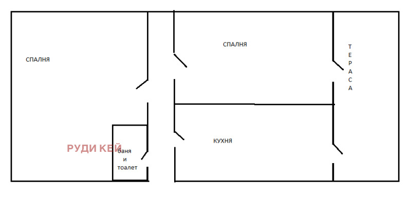 En venta  1 dormitorio Varna , Mladost 1 , 60 metros cuadrados | 39299541
