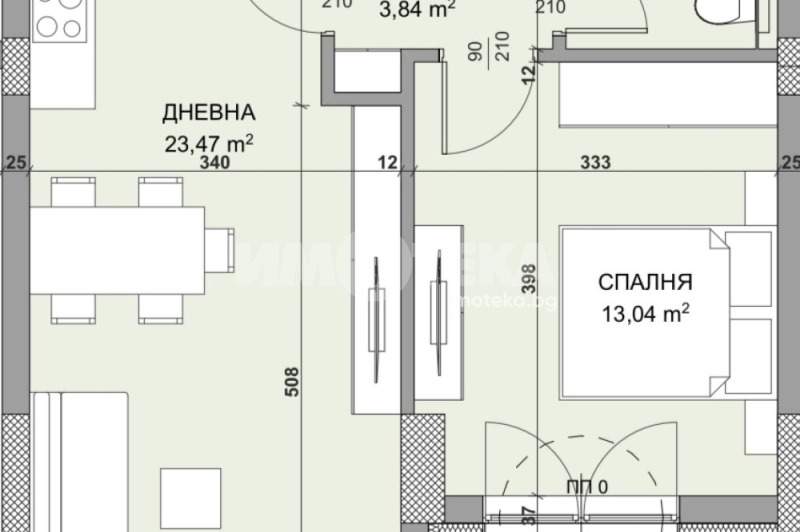 Продава 2-СТАЕН, гр. Варна, Кайсиева градина, снимка 2 - Апартаменти - 53172994