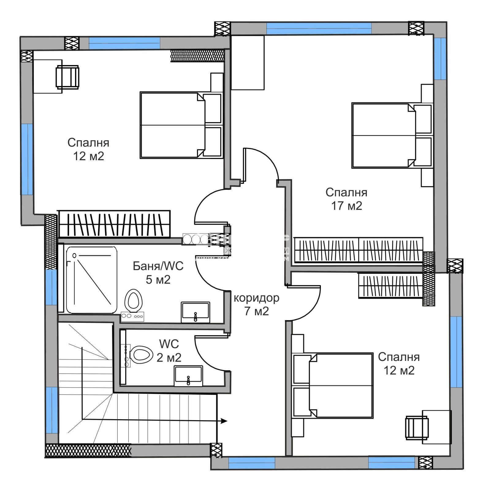 Продава КЪЩА, с. Марково, област Пловдив, снимка 11 - Къщи - 51909659