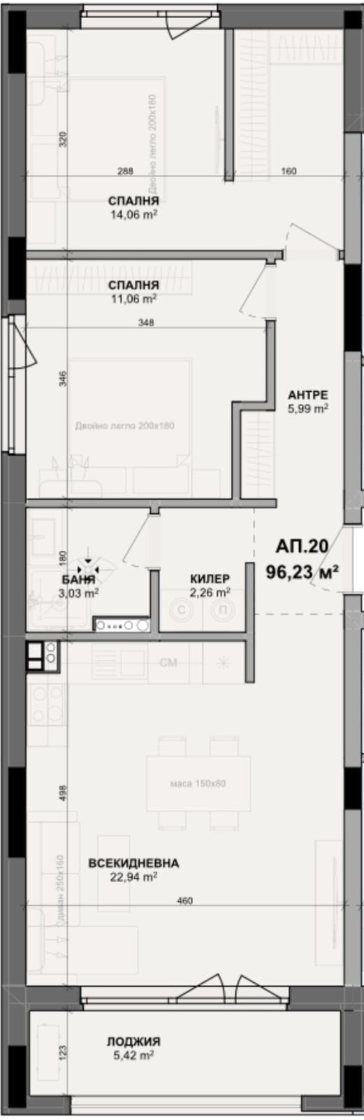 Продава 3-СТАЕН, гр. Варна, Цветен квартал, снимка 5 - Aпартаменти - 47713823