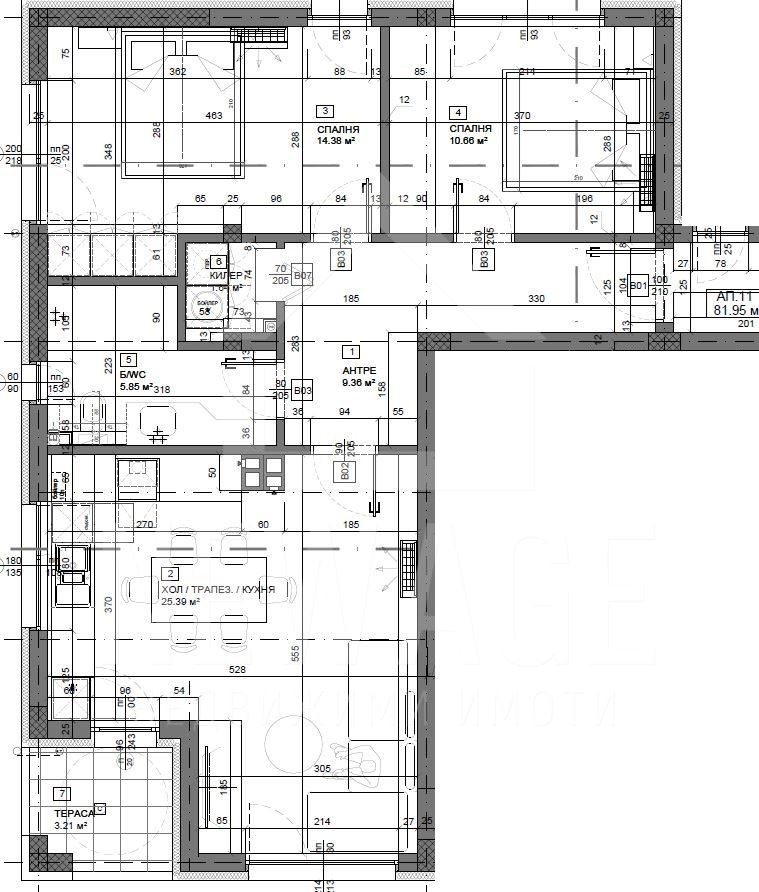 Продава 3-СТАЕН, гр. Варна, к.к. Св.Св. Константин и Елена, снимка 7 - Апартаменти - 51766102