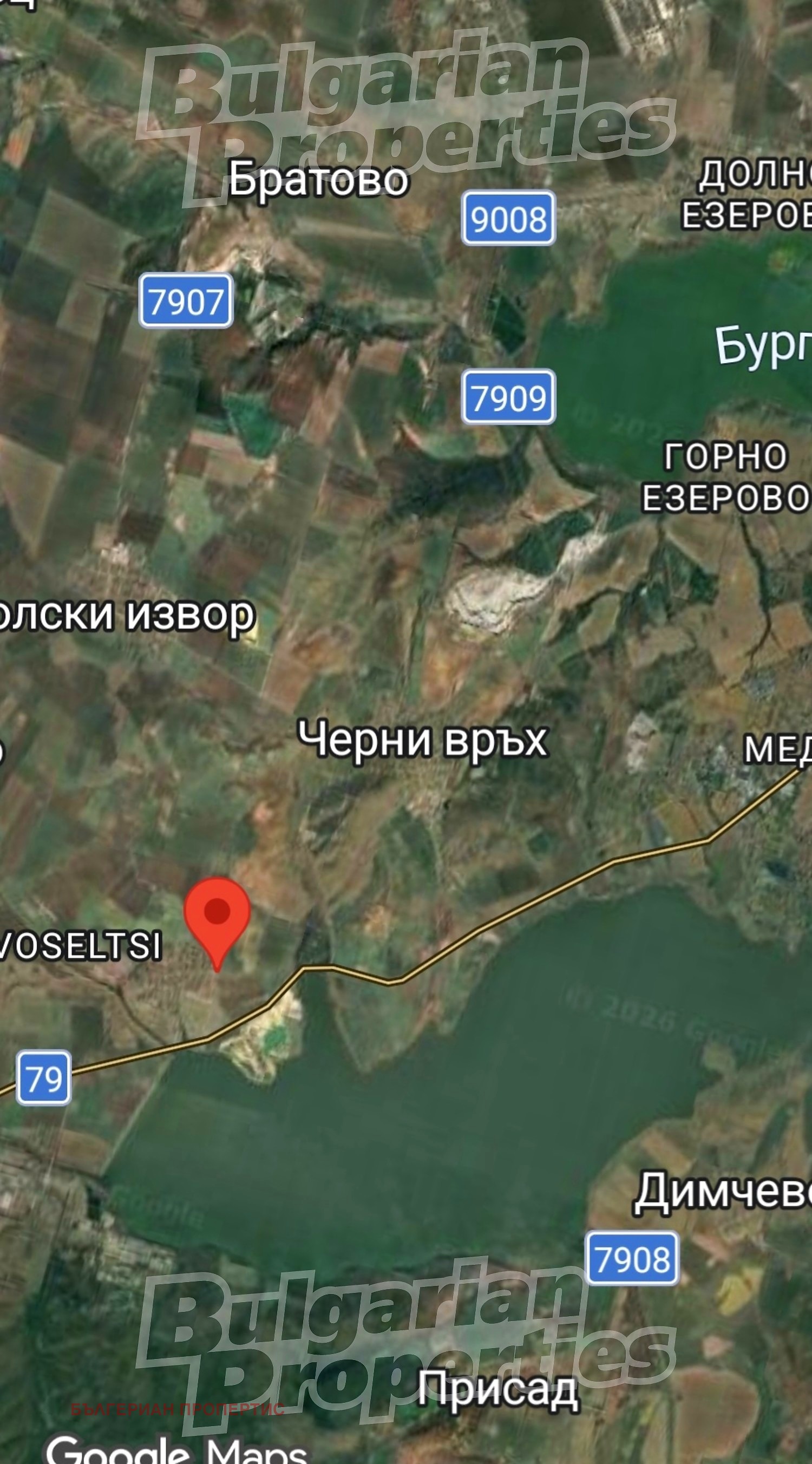 Продава ПАРЦЕЛ, с. Константиново, област Бургас, снимка 3 - Парцели - 54621653