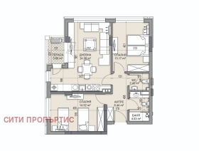 2 bedroom Gagarin, Plovdiv 1