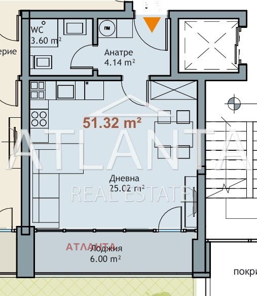 Til salgs  Studio Varna , k.k. Sjajka , 51 kvm | 33139451 - bilde [4]