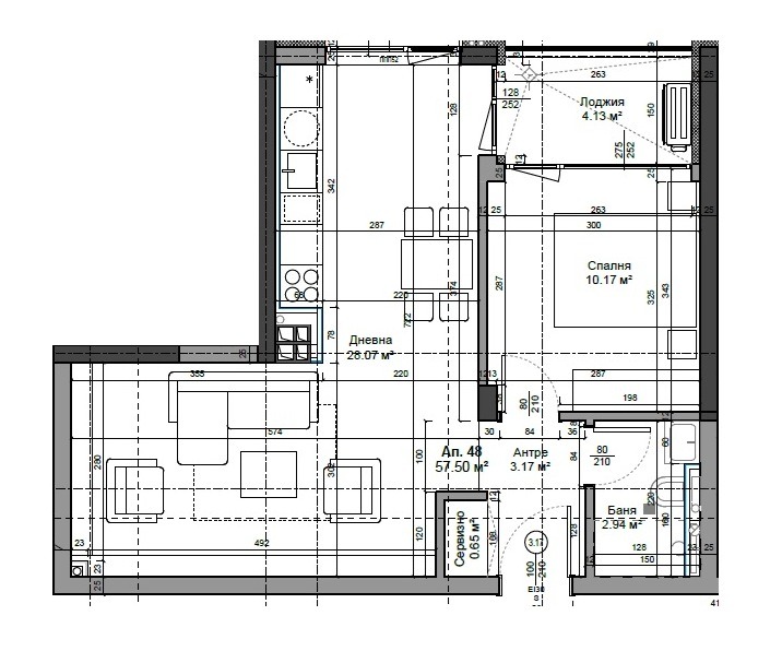 Продава  2-стаен град Варна , Цветен квартал , 66 кв.м | 33422437 - изображение [17]