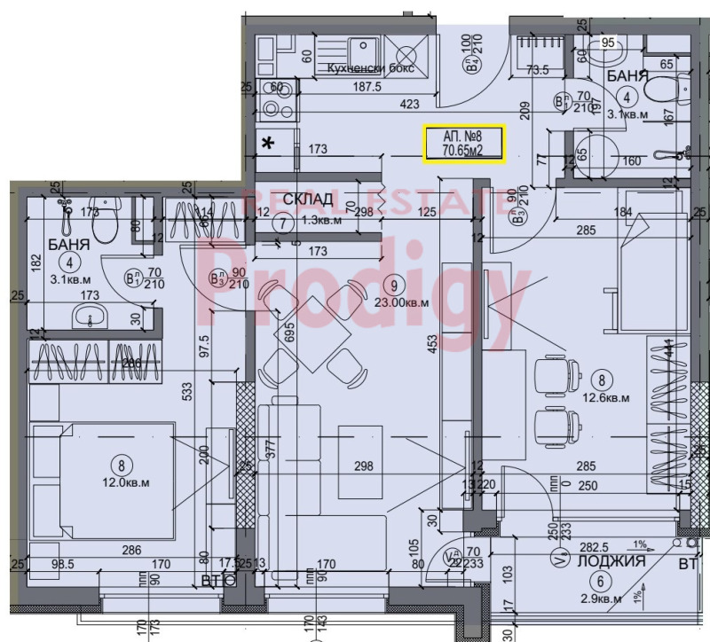 Продава 3-СТАЕН, гр. София, Бъкстон, снимка 1 - Aпартаменти - 49544148