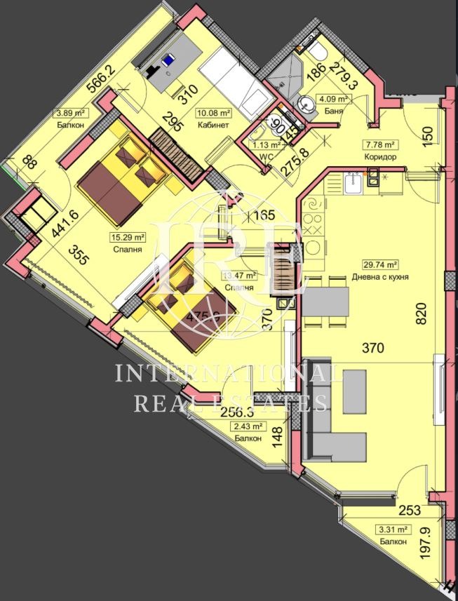 Продаја  3 спаваће собе Варна , Чајка , 120 м2 | 93971025 - слика [8]