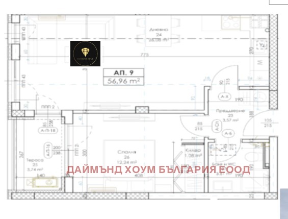 Продава 2-СТАЕН, гр. Пловдив, Беломорски, снимка 2 - Aпартаменти - 47420840