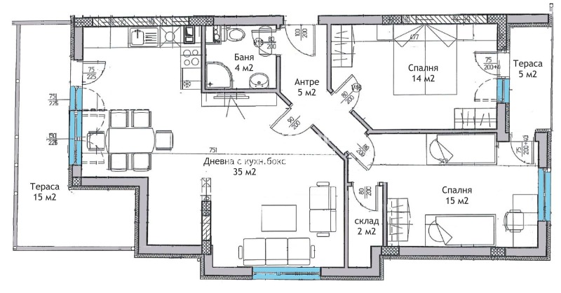 Продава  3-стаен град Пловдив , Център , 123 кв.м | 17451350 - изображение [11]